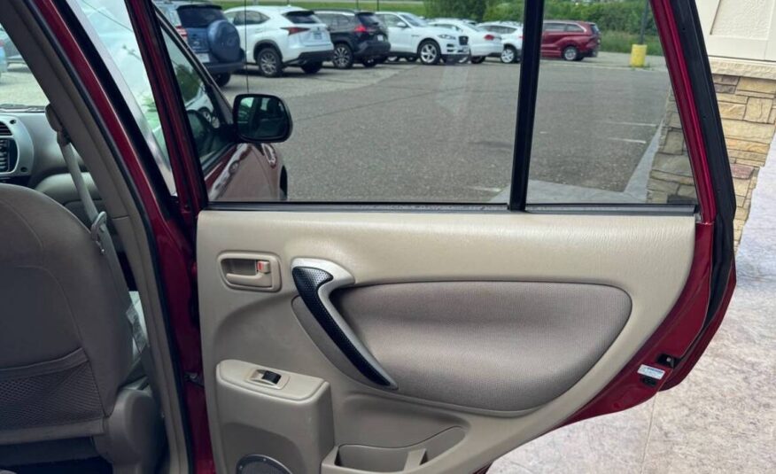 2001 Toyota RAV4 4WD Automatic